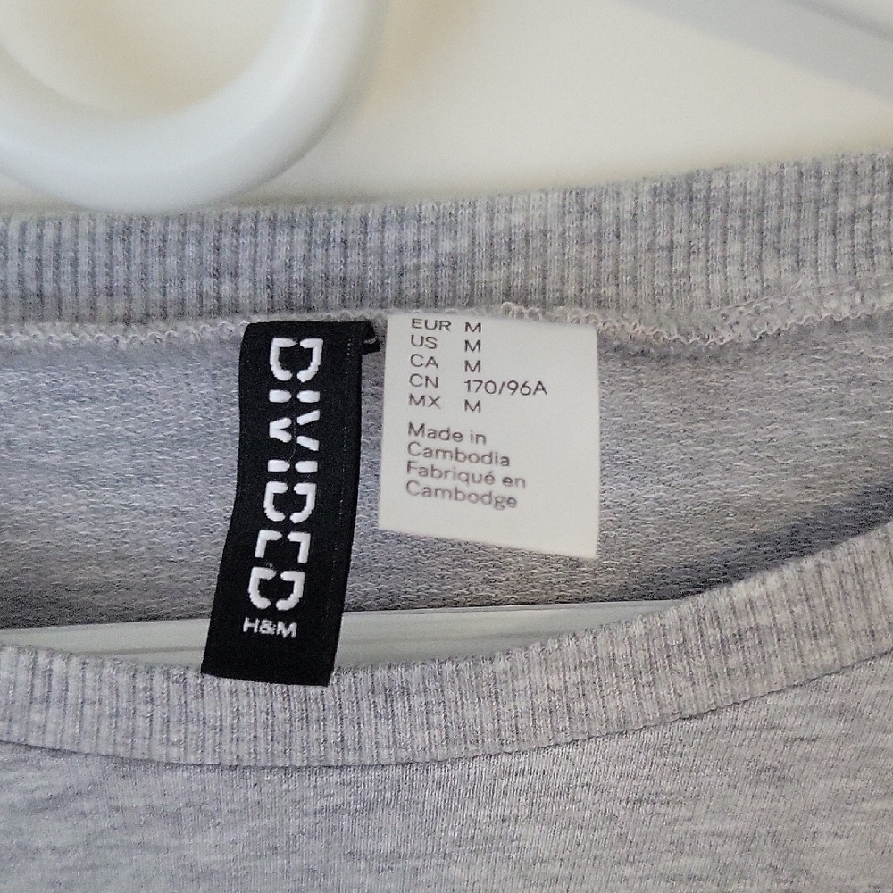 Gray Holiday Sweatshirt with Red Lettering - Picture 2 of 3